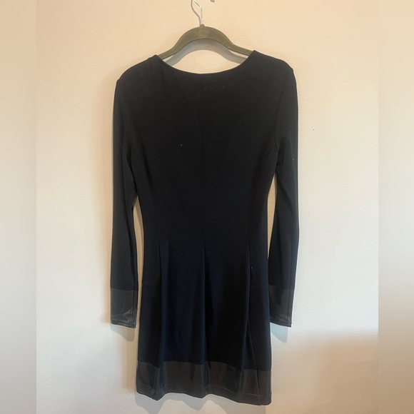 Theory Black Long Sleeve Dress - Picture 2 of 8